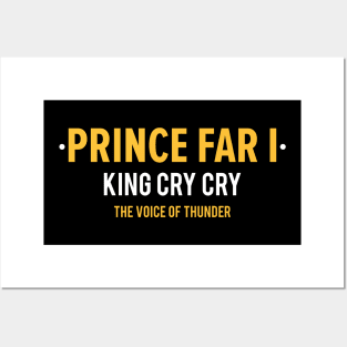 Reggae Royalty: Prince Far I - The King of Cry Cry Posters and Art